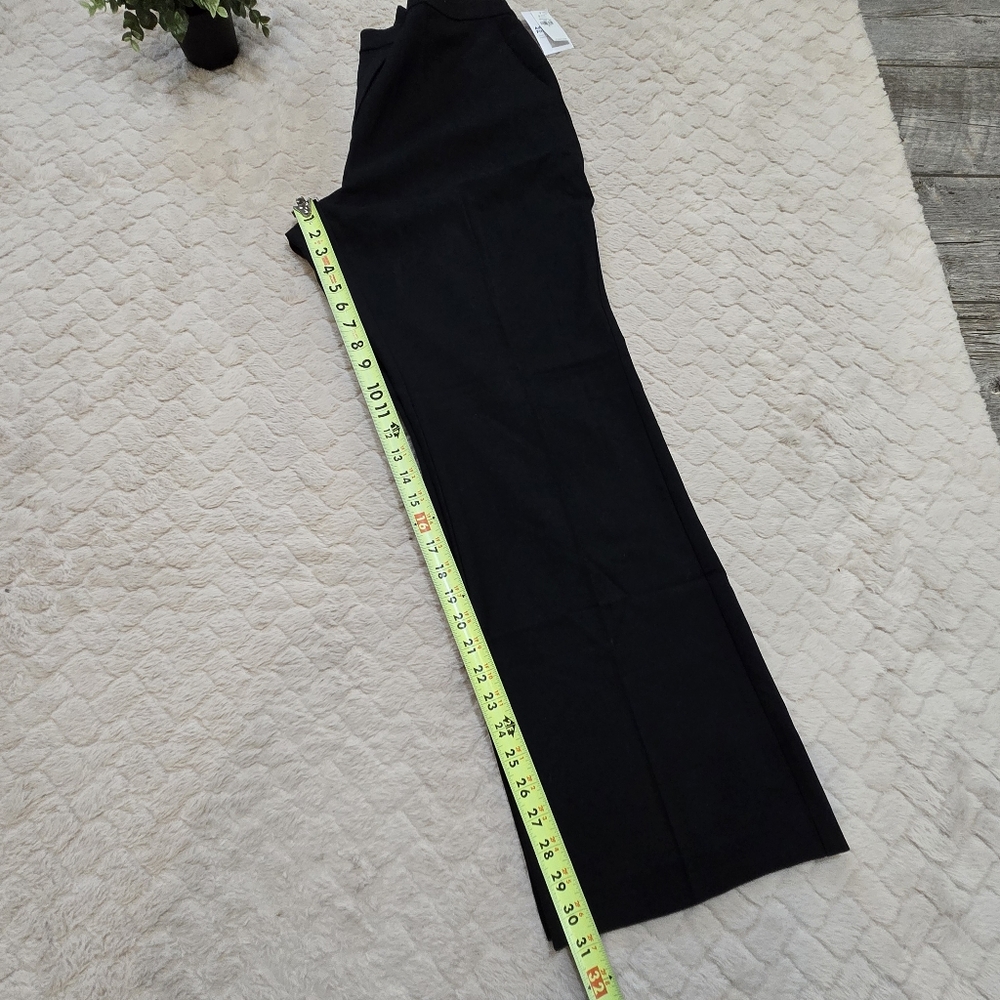 Old Navy Black Mid-Rise Boot Cut Adjustable Waist Dress Pants, Size 16 NWT - Picture 7 of 10